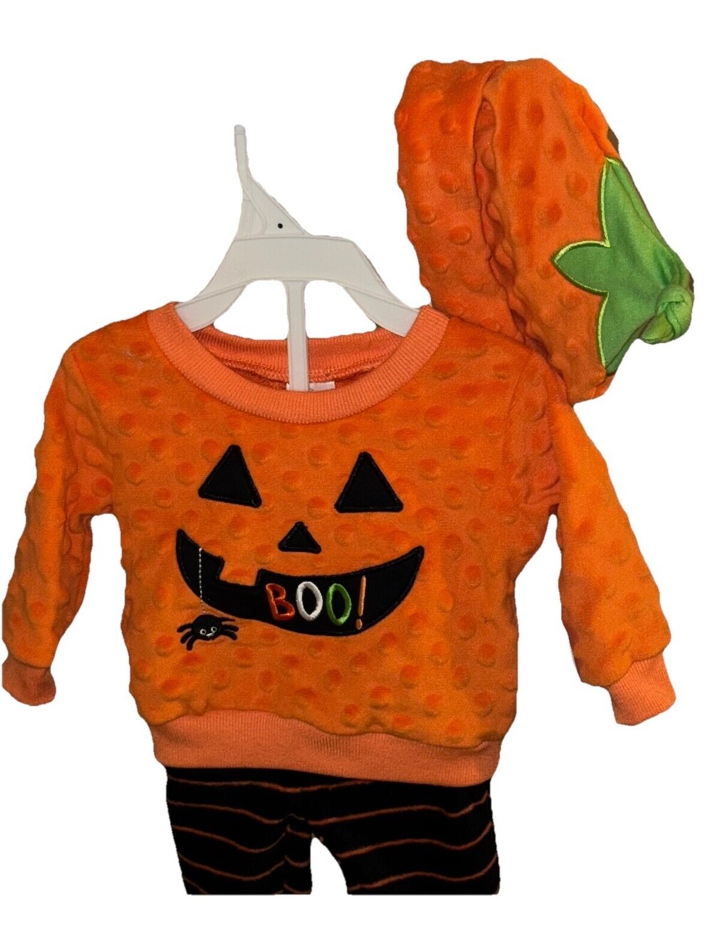 Halloween Baby 3 Piece Jack-o’-lantern Pumpkin Newborn NWT Outfit
